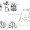CE hammer mill feed grinder