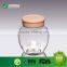 Free samples pet material bottle nuts food storage plastic jar 250g cheap clear empty jam jar