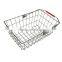 Durable Supermarket metal mesh Shopping Basket