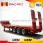 manufactures 2 axles flatbed low bed semi trailer trailers cheapest price for sale