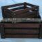 Hot selling natural handmade wooden fruit crates for sale