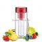 Twist cap BPA free infuser plastic joyshaker water bottle