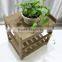 Wood shelf for flowers