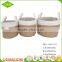 Customized set 3 foldable collapsible laundry or toy fabric storage basket