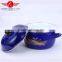 Quality guarantee Enamel Kitchenware Decal Cookware / Cooking Pot With Mirror Face