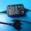 12V 12W AC DC Adapter,two side wire  for LED Light strips,CCTV Camera