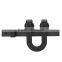 barn door sliding flat steel black door roller and track with solf closer