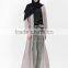 Guangzhou clothing OEM Pop up buttons Open Jacket Abaya with belt