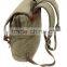 Unisex,Vintage Casual Cotton Canvas Leather Backpack Rucksack Bookbag ,Lagtop Bag Computer Bag For Men & Women