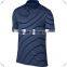 China custom sublimated dry fit mens stripe polo golf shirts manufacturer professional best quality