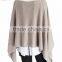 Solid Color Women Cashmere Poncho Cape Clothing