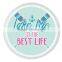 Custom Design Reactive Print Cotton Beach Towel Round Pareo China Supplier