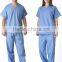 Medical scrubs uniform polyester custom high quality hospitality dress nurse tunic trouser & cap medical scrub v neck suits