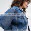 Wholesale latest design jean jacket ladies high quality coat for women