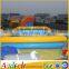 PVC tarpaulin inflatable water pool for theme park