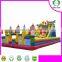 Attractave price! HI outdoor kids inflatable amusement park, commercial giant amusement jumping park