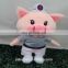 custom high quality push toy pig teddy Plush Stuffed toy lovely cute plush pig toys for promotion hot sales