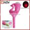Peacock shape flash stick candy plastic toy container