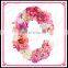 Aidocrystal wholesale floral arrangement artificial flower decor office decoration flower letter C