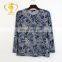Long sleeve saree model blouse neck designs ladies print blouses readymade