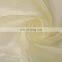 Ivory White Wholesale Polyester Three Yarn Organza Fabric for Dress