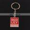 custom company logo keychain with websith printed