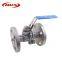 high pressure carbon steel 1 inch one piece flanged end ball valve ansi