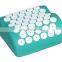 Eco friendly 100% cotton cover plastic spike back pain relief acupressure mat and pillow set