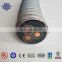 ESP cable and equipment copper conductor PP insulated and NBR sheathed,galvanized steel tape interlocked 13mm2 20mm2 33mm2 42mm2