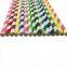 100/250/500 Red green Striped Chevron Paper Straws Disposable Event Party Supply