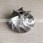 RHC6 24100-3260 6+6 Blades 51.19/70.00mm Turbo Aluminum 2618/milling/billet Compressor Wheel for HINO CXBE