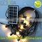 Outdoor Waterproof Vintage Edison Bulb String Lights Garden Hanging Solar Lights LED