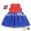 Girl Pageant Dress Made In China One Piece Girl Party Dress Royal Blue Baby Sequin Wedding