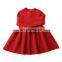 Baby Girls dress Warm Kids Clothing Wool Knitted Girl Solid Long Sleeve Dresses Autumn Winter