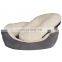 High Quality Modern Natual China Extra Large Faux Fur Hot Round Grey Cheap Small Pet Dog Cat Sofa Bed For Dog