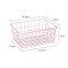 Nordic Style Household Iron Desktop Storage Basket Metal Wire Storage Basket for Home Storage