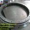 VLI 200644 N four point contact ball slewing bearing with flange and internal teeth 748x546x56mm