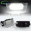 Carest 2Pcs 12V Error Free 18 3528 SMD LED License Number Plate Light Lamps fit for INFINITI Nissan Skyline V36 G35 G37 350Z
