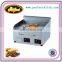 industrial stainless steel gas griddle with all flat