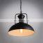 Vintage Industrial Pendant Light Black Metal Shade Indoor Lamps