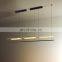 Modern Rectangular Wrought Iron Chandelier New Design LED Adjustable Pendant Lighting Chandelier