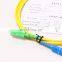 High quality Single Mode SM SX 9/125 Duplex SC/APC-SC/PC Fiber Optic Patch Cord