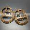Professional Supplier OEM customized Adjustable Slider round coconut shell buckles