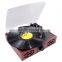 Classic Vintage Design!!! Simple Turntable& Vinyl Record LP& Gramophone With PC Link