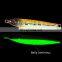 80g Saltwater Boat Fishing Metal Biaf Luminous Jigs Jigging Lure Bait