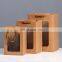 Wholesale Floral Gift Box, Open Transparent Window Fashion Gift Doll Flower Paper Bag With Pvc Mini Cake Clear Window/