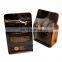 Custom printed matte plastic bags with logos 10oz 12oz 16oz flat bottom coffee bag with zipper and valve
