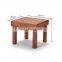 widely used square sapele wood serving tray food fruits cake display tray 28x28x6cm