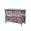 Sideboard Chest of Drawers 4 Drawers Wood Grey White Urban Style Entrance Bedroom