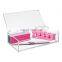 Custom Small Makeup Organizer Box Acrylic Storage Box With Lid
